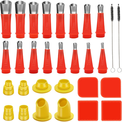 Kit calafateo 30 pzas 16 boquillas reutilizables