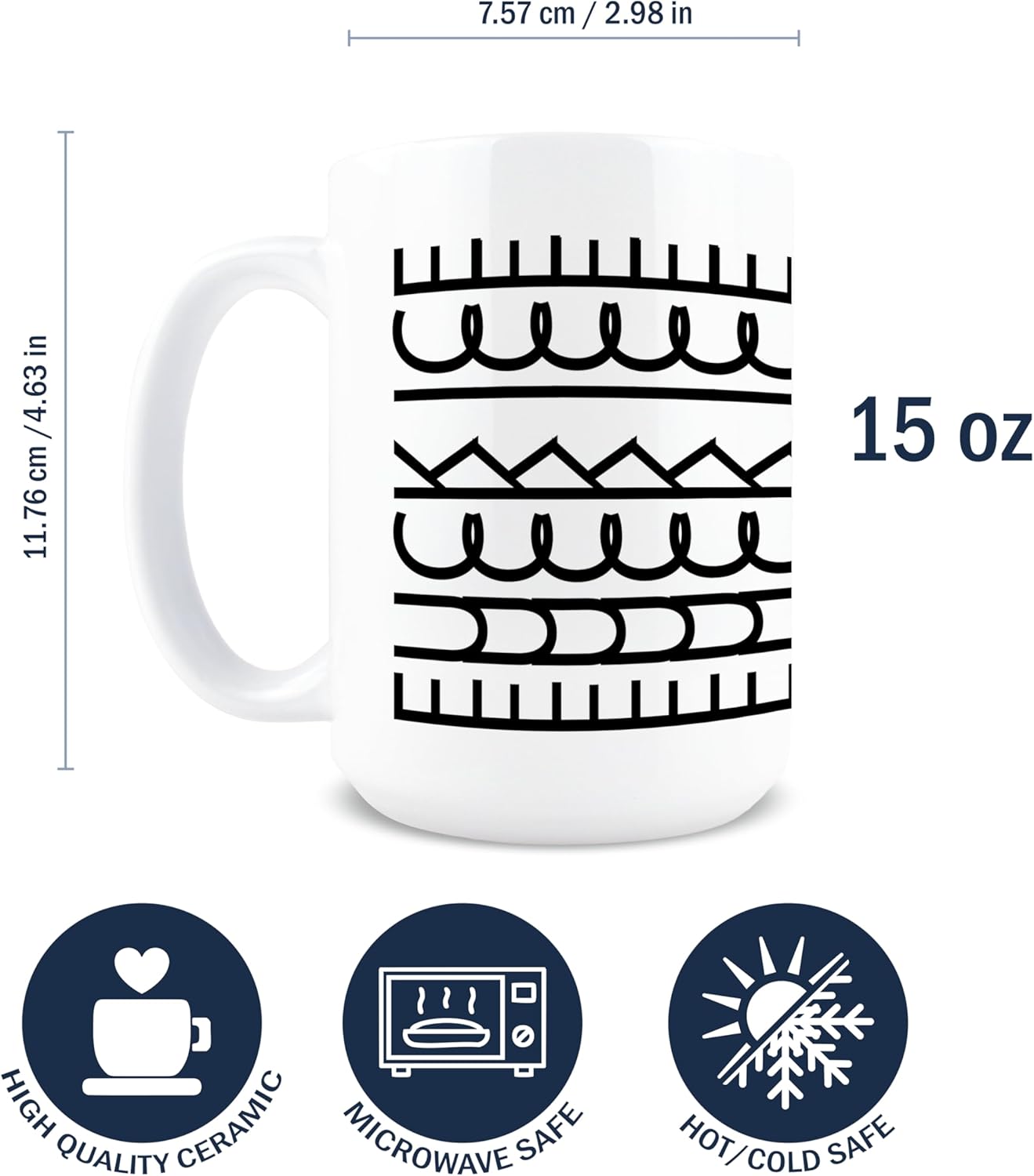 Taza de café con mensaje oculto Fuck ICE