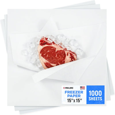1000 Hojas Papel Congelador 15x15pulg Poliéster Resistente Humedad