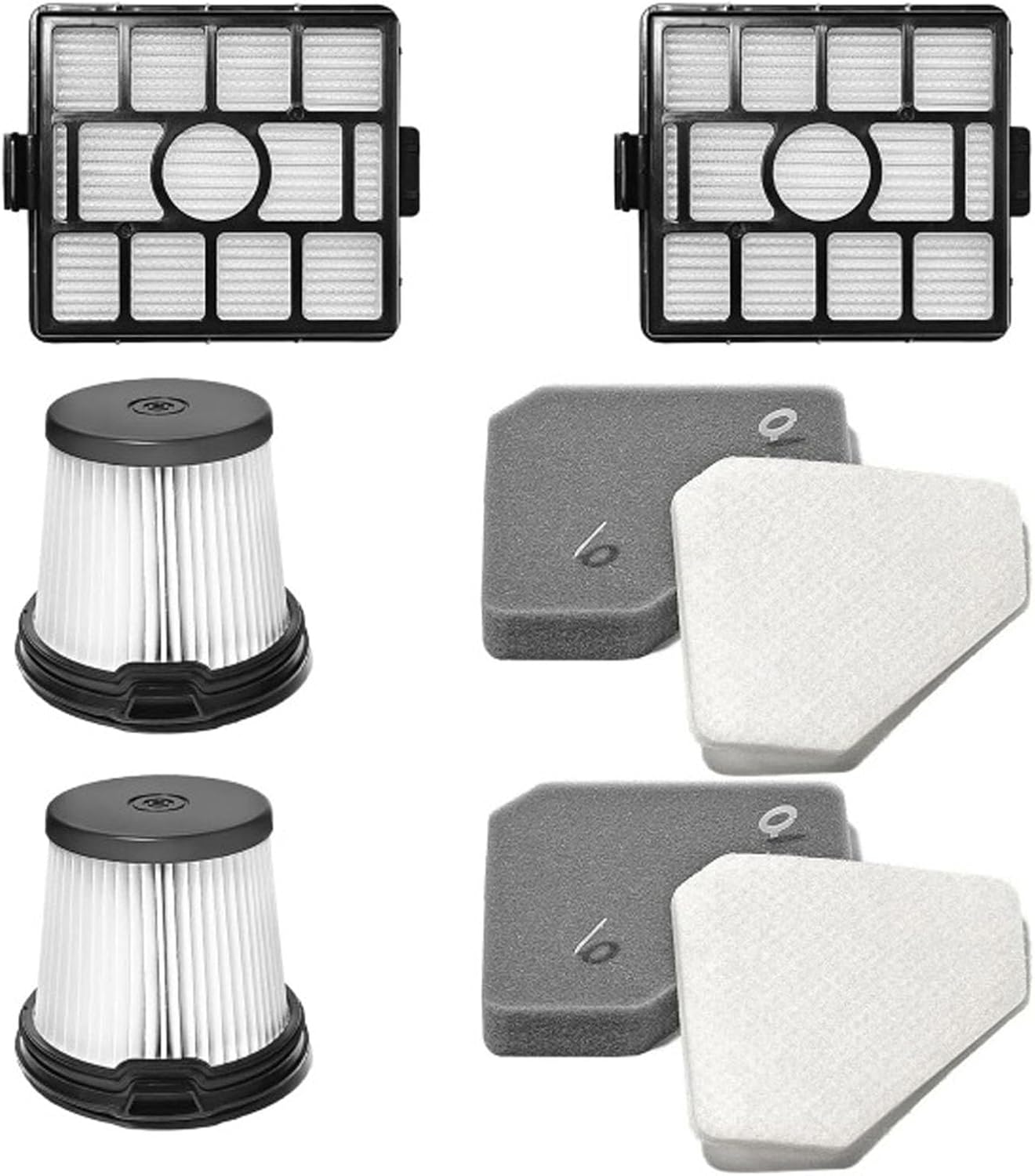 2 Filtros HEPA Repuesto para Aspiradora Shark BU3521
