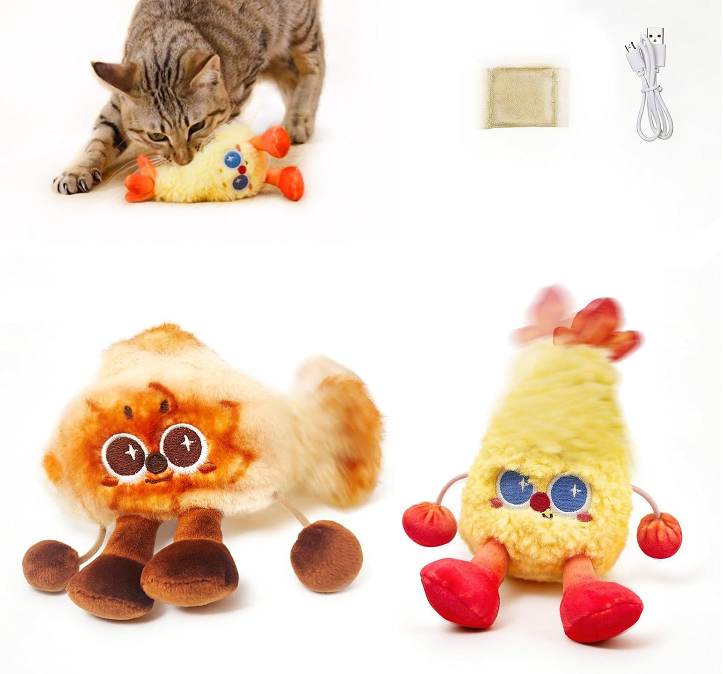 Juguete eléctrico para gatos 3 modos paquete 2