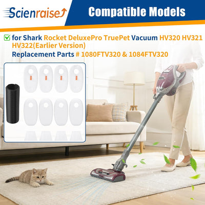 Filtros HV322 para Shark Rocket DeluxePro TruePet