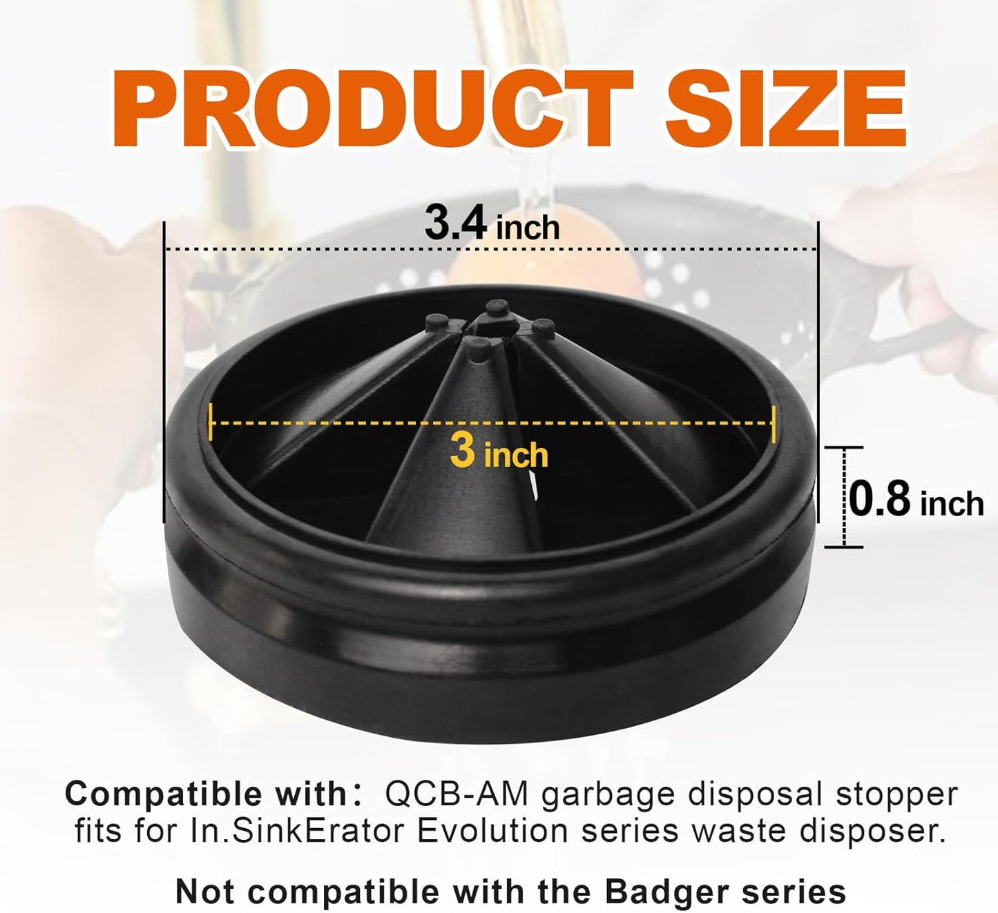 Protectores salpicaduras triturador basura QCB-AM 4