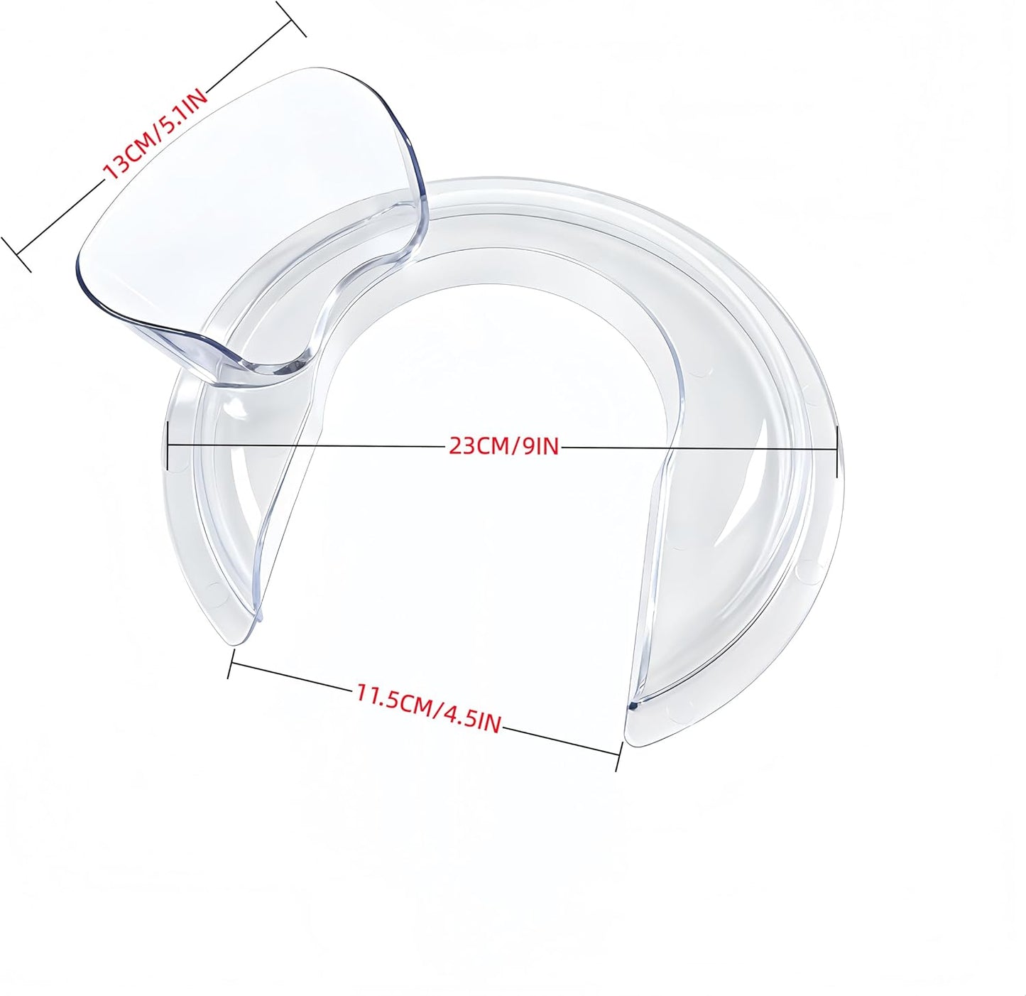 Protector contra salpicaduras para tazones 4.5-5 cuartos de galón compatible KitchenAid