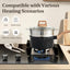 Set 25 Utensilios Cocina Antiadherente Inducción Negro