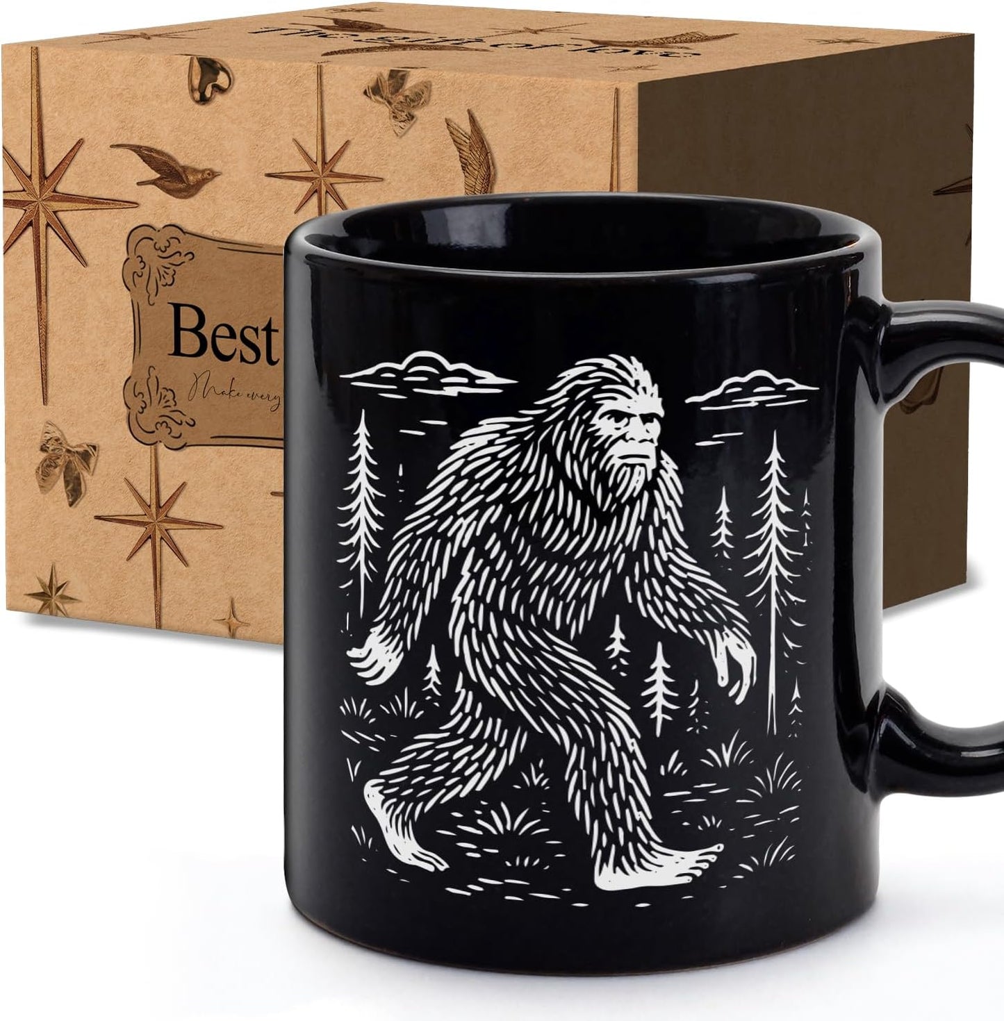 Taza de café Sasquatch Bigfoot para hombres y amantes de criptidos