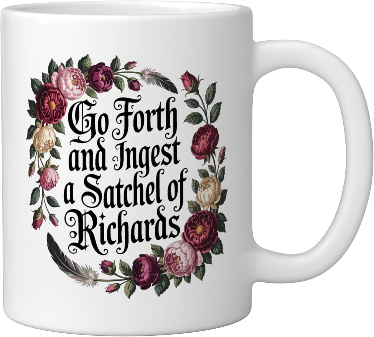 Taza cerámica de Richards, blanca