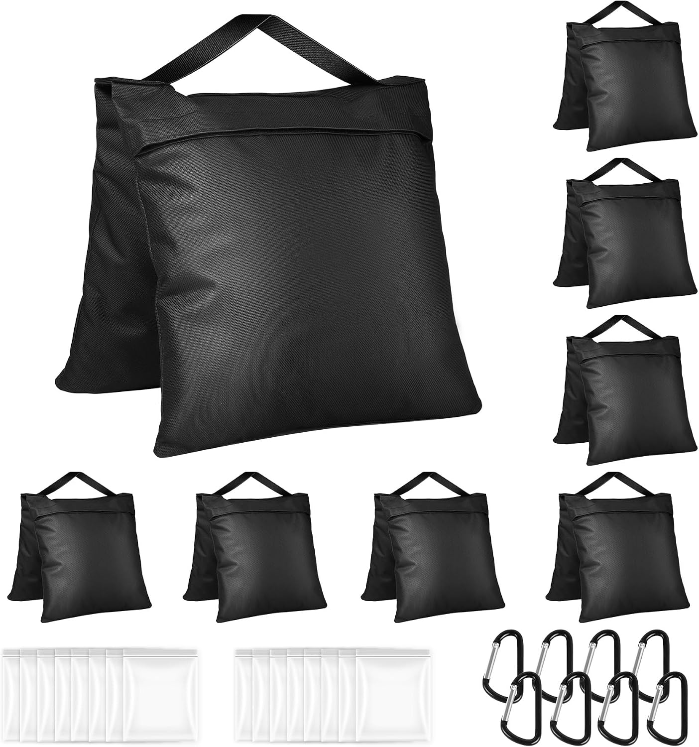 8 Pzas Bolsas Arena Resistente Toldo Base