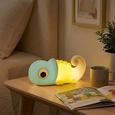 Luz Nocturna Camaleón para Niños Control Táctil