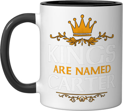 Taza Cerámica Carter Negro/Blanco