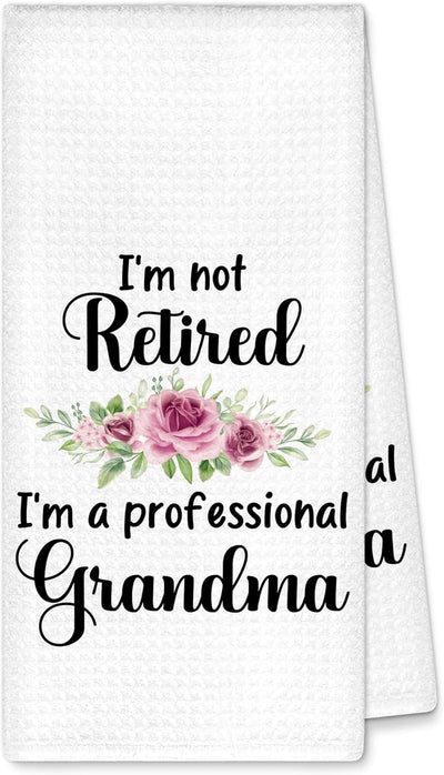 Toallas de cocina decorativas para abuela, regalos del día de la madre