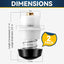 Kit reparación tope destornillador 1pulg comp Sloan H-540 H-600