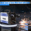 Soldador MIG 120V 4en1 con pantalla LED inversor IGBT