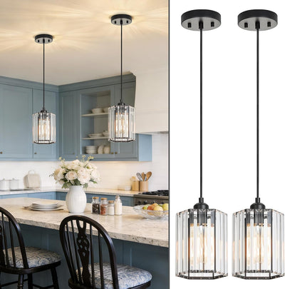 2 Luces Colgantes Modernas para Isla Cocina y Comedor