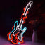 Letrero neón guitarra pared 25.8x10.5pulg