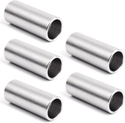 5 Espaciadores Acero Inox 1/2x5/8x1-1/2 Pulg Redondos