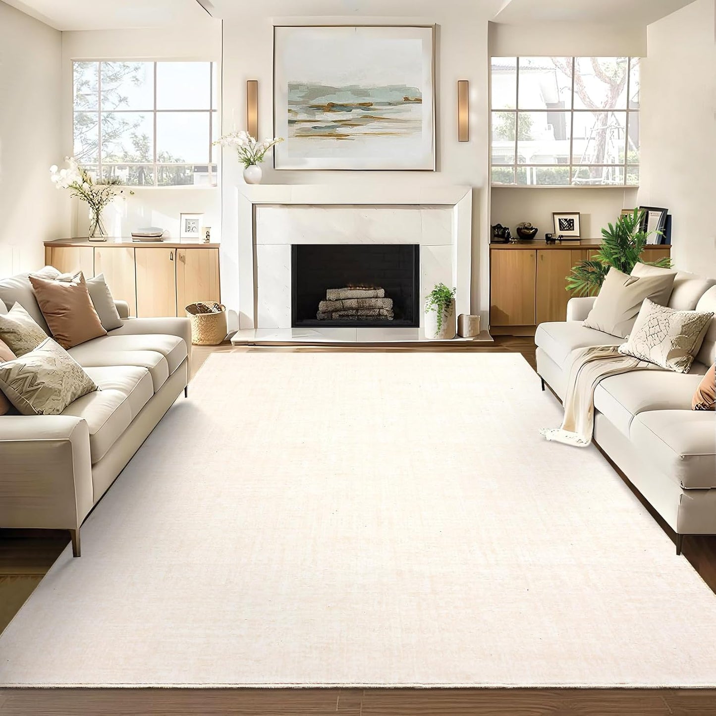 Alfombra 8x10 pulg para sala dormitorio resistente manchas
