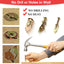 Set 100 Anclajes Autoperforantes para Yeso Metal Resistente