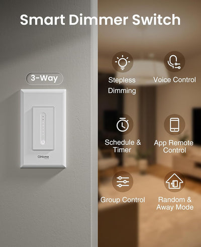 Interruptor 3 vías WiFi Alexa Google Home