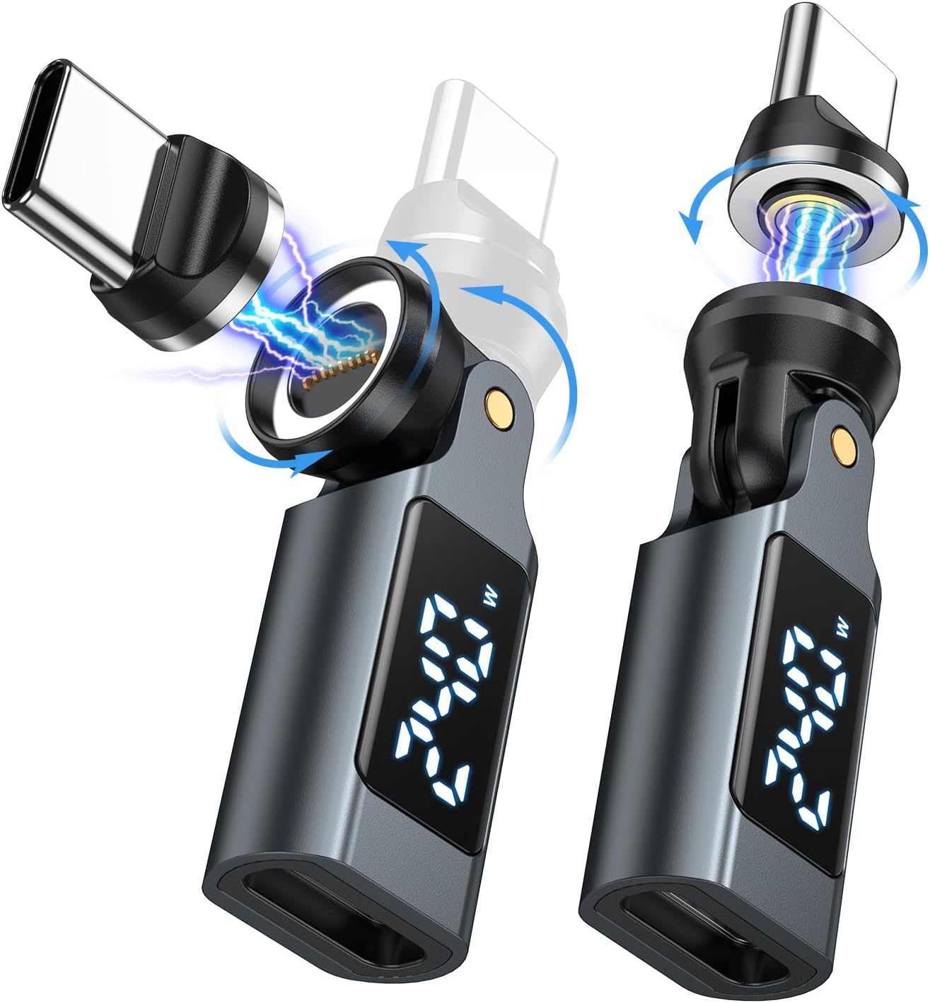Adaptador USB C PD 240W con pantalla LED 2 unidades