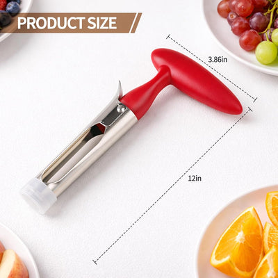 Herramienta descorazonadora manzana acero inox 304 mango ergonómico
