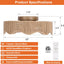 Ventilador techo bohemio 18pulg con luz control remoto