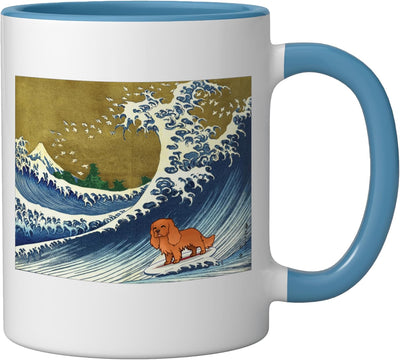 Taza cerámica retro vintage para amantes del perro Ruby Cavalier King Charles