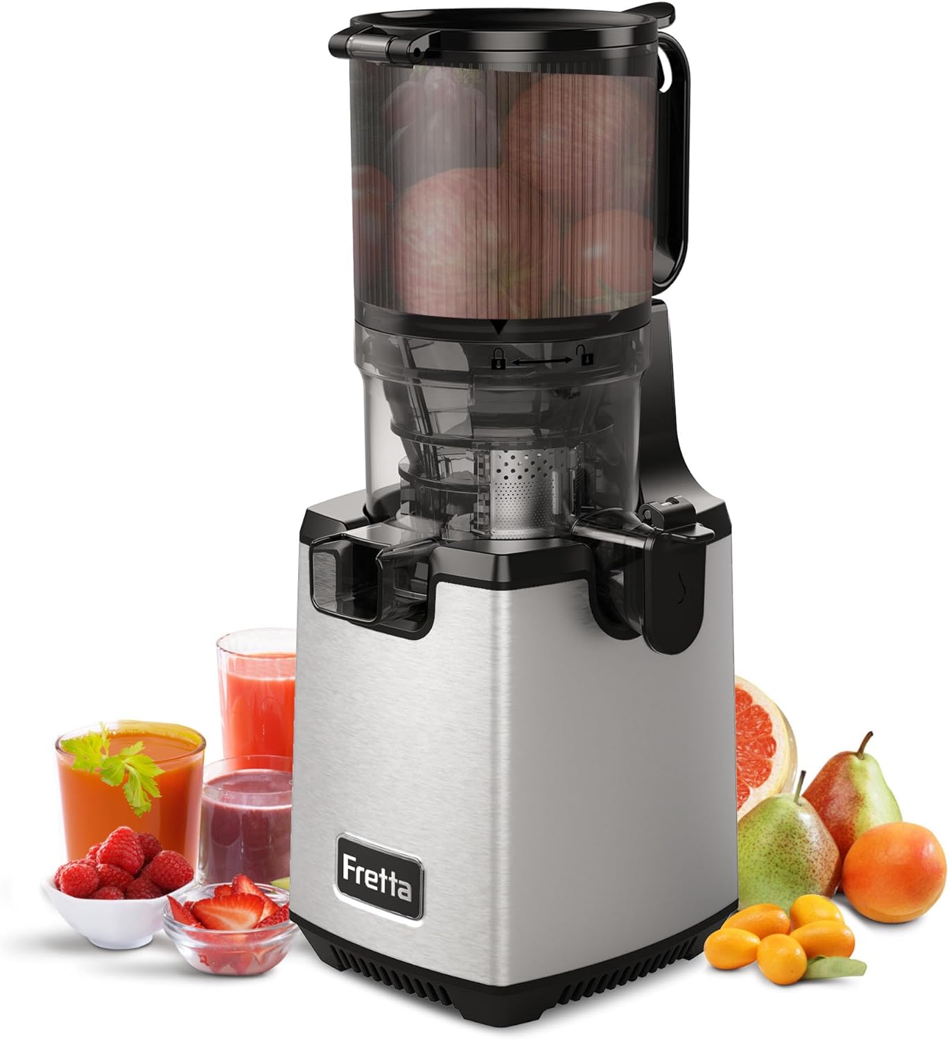 Extractor Jugos Fretta Sin BPA Alimentación 5.3pulg