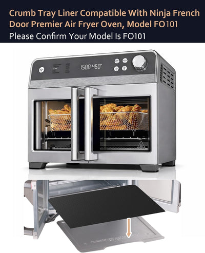 Alfombrillas reutilizables para bandeja de migas Ninja French Door Premier Air Fryer FO101