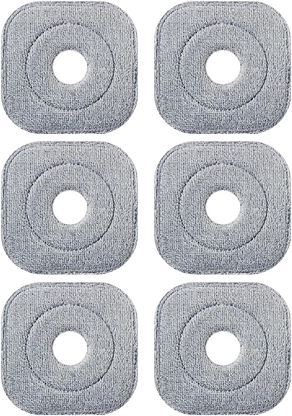 Set 6 almohadillas microfibra repuesto