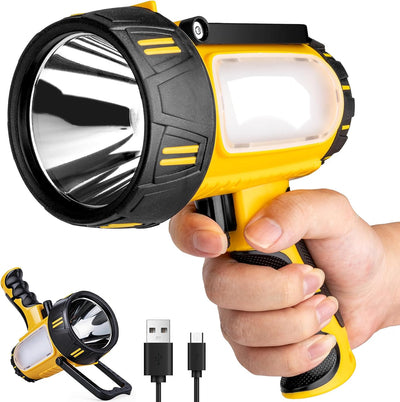 Foco recargable luz COB impermeable camping barco