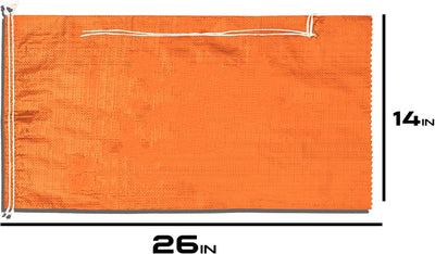 Bolsas arena resistentes UV 14x26pulg control inundaciones