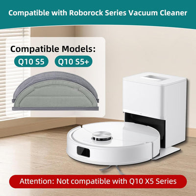 6 Pzas almohadillas reutilizables para trapeador Roborock Q10