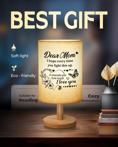 Lámpara de mesa regalo cumpleaños y jubilación para mamá
