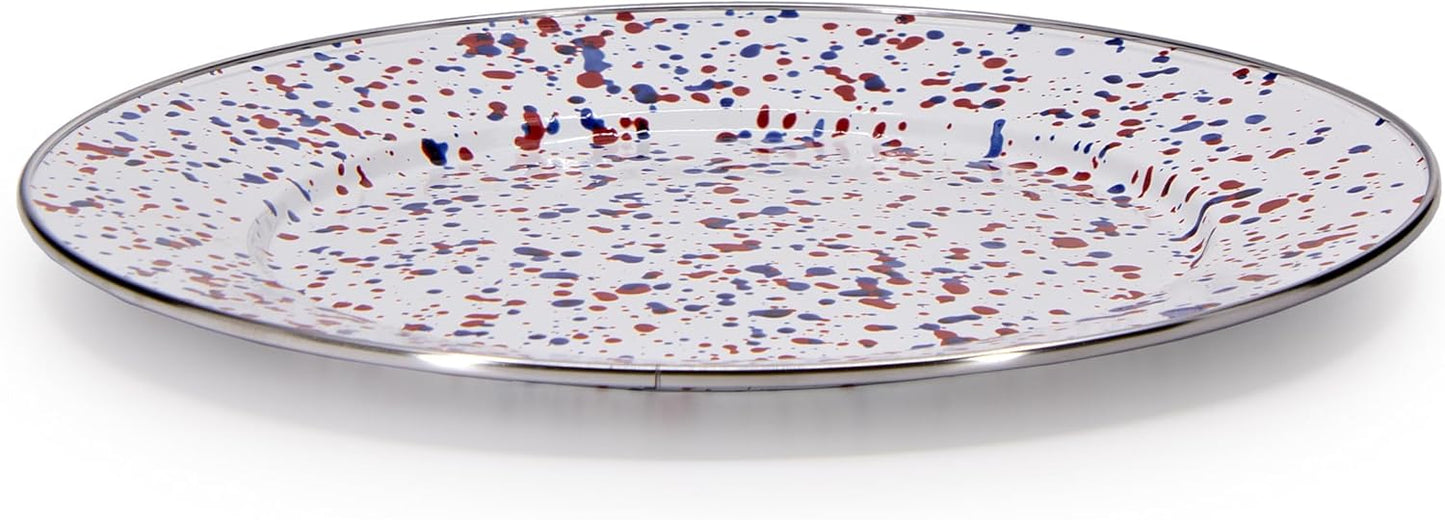 Set 2 Chargadores Enamelware Americana 12.5pulg