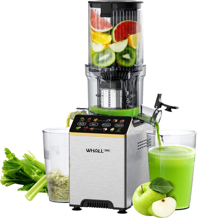 Exprimidor de frutas con pantalla táctil de acero inoxidable fácil de limpiar