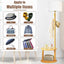 Lámpara pie Art Deco 78.8pulg 4 ganchos 3 colores