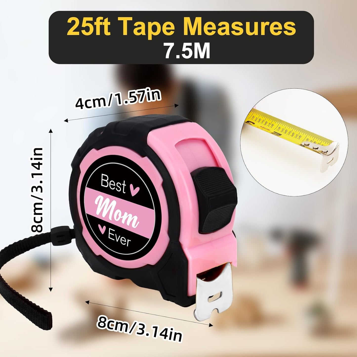 Regalos para mamá cinta métrica 25pies