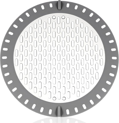 Recogedor pelo drenaje plano 4.7pulg desagüe ducha acero inox