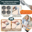 Cepillo platos set 4 pzas con soporte cabezales reemplazables