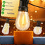 Tira luces LED patio 100ft impermeable control remoto