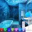 Lámpara ducha inalámbrica LED 18 colores control táctil