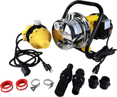 Bomba agua 1HP para piscina jardín 110V con interruptor