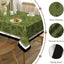 Mantel verde vintage 60 x 84 pulgadas diseño floral de rosas clásico elegante rectangular