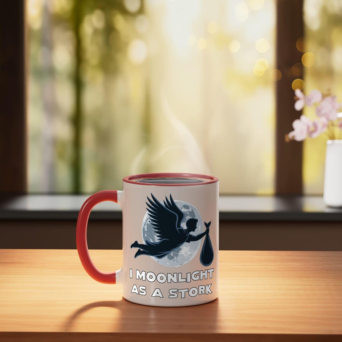 Taza Cerámica OB GYN Red/White Turno Noche