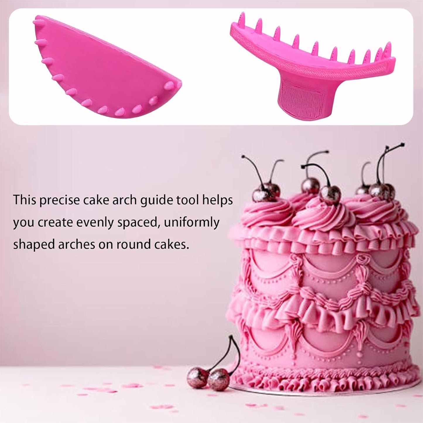 Herramientas de guía de arco de pastel para decorar pasteles
