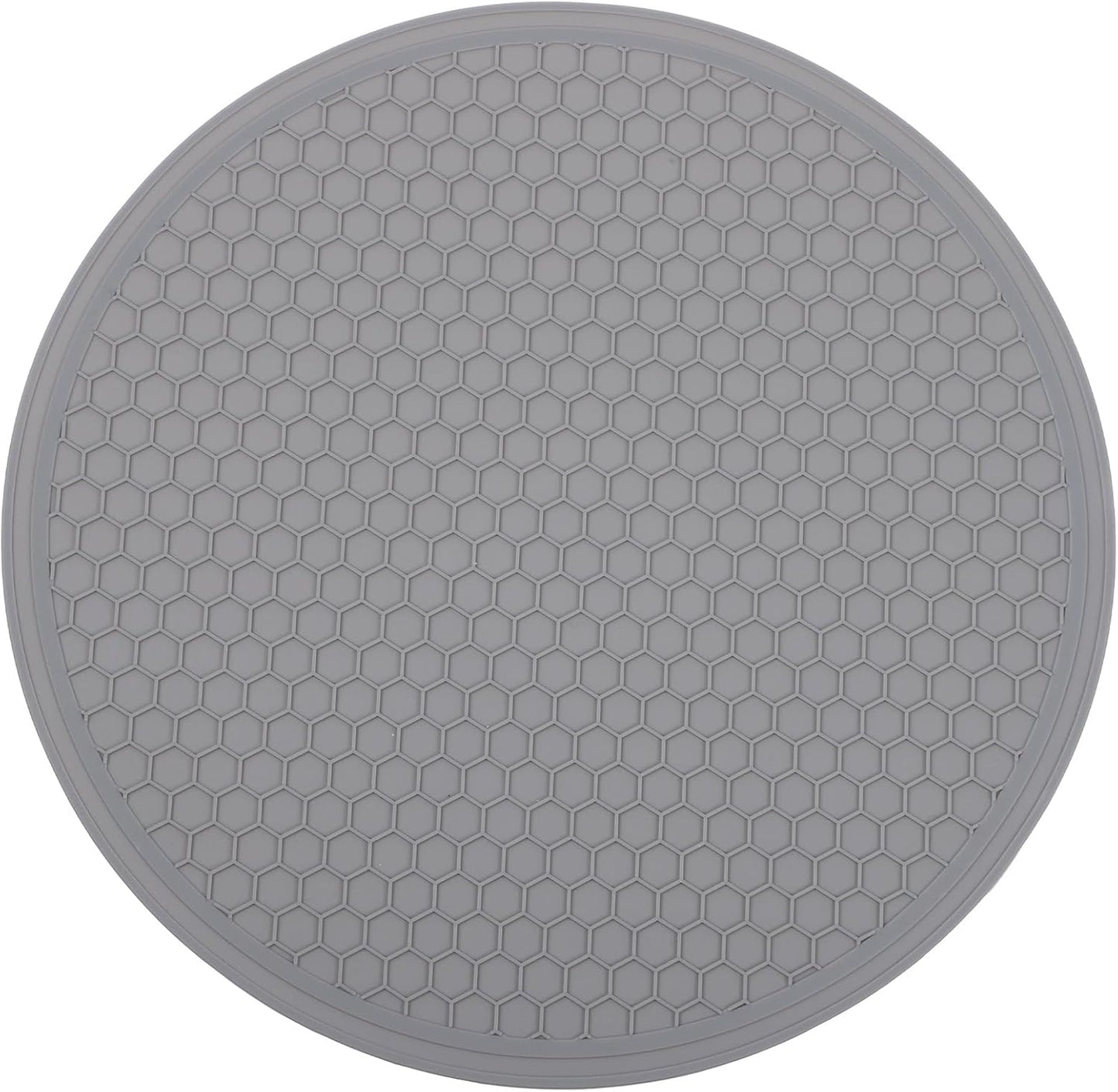 Alfombrilla de silicona para microondas resistente al calor antideslizante gris