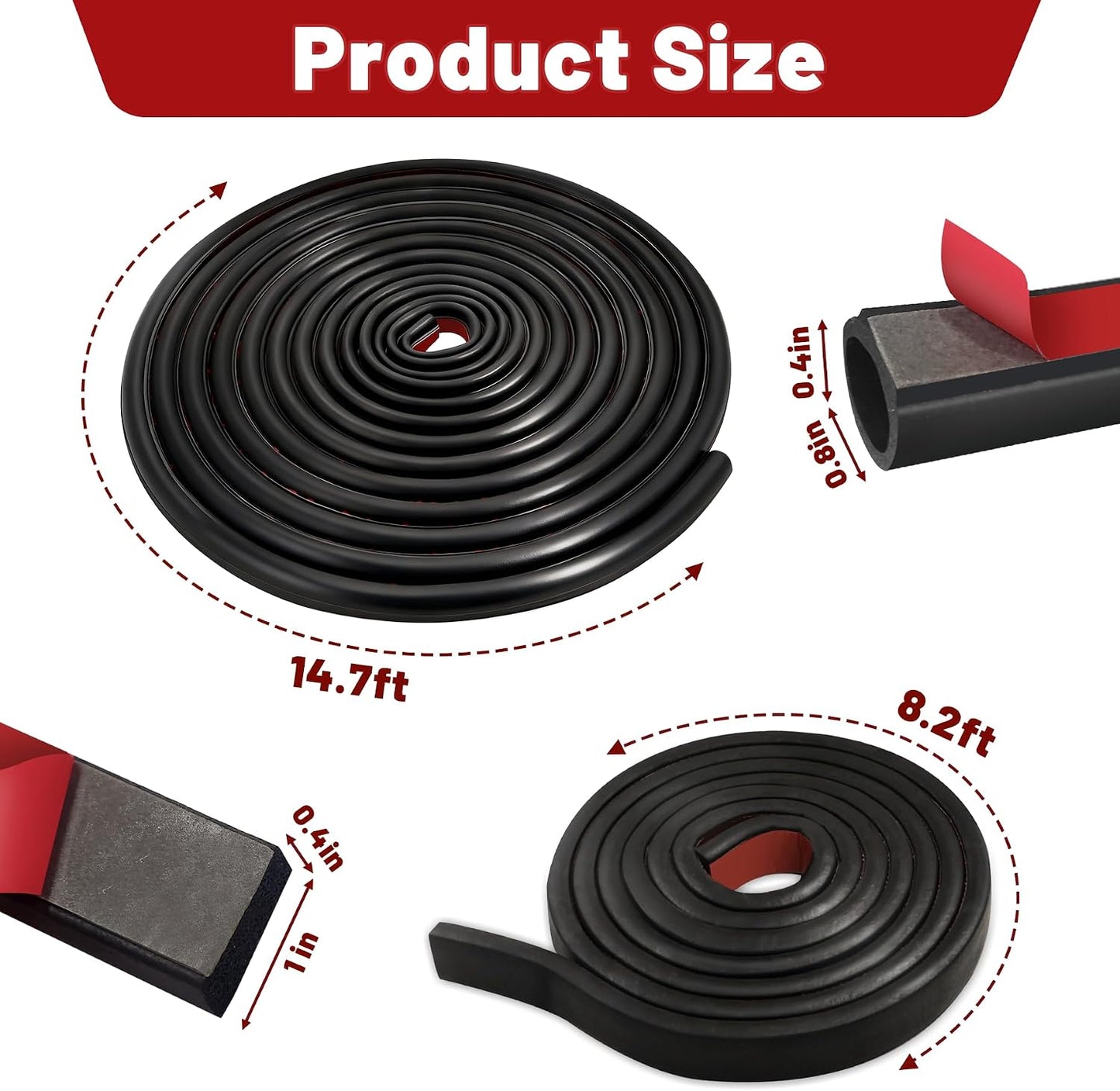 Set 2 juntas sellado EPDM para caja herramientas