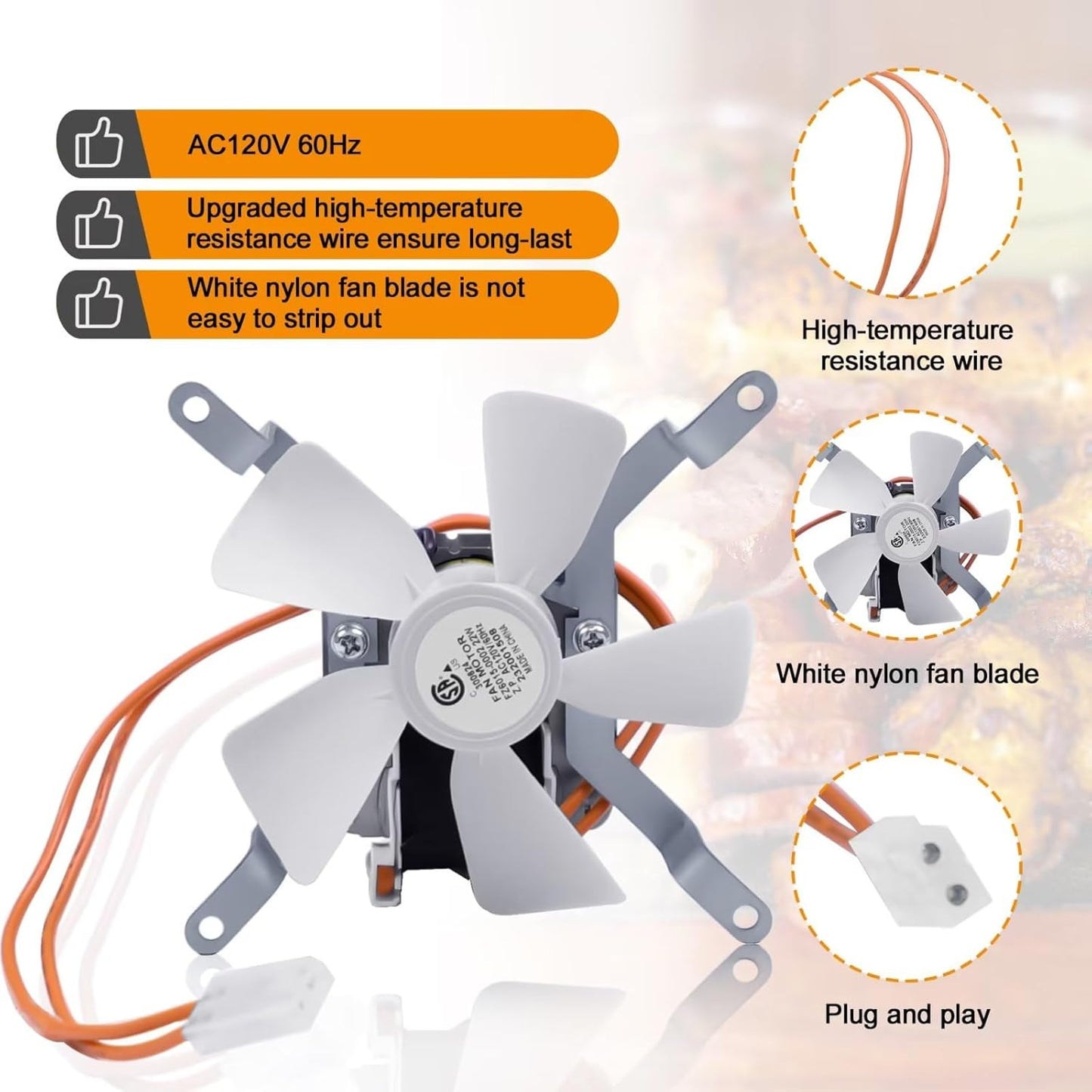 Kit ventilador inducción parrillas pellets Pit Boss Traeger