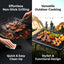 5 Alfombrillas parrilla antiadherentes 15.75x13pulg